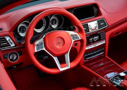 C207 A207 Mercedes Tuning AMG Interior Carbon Leather