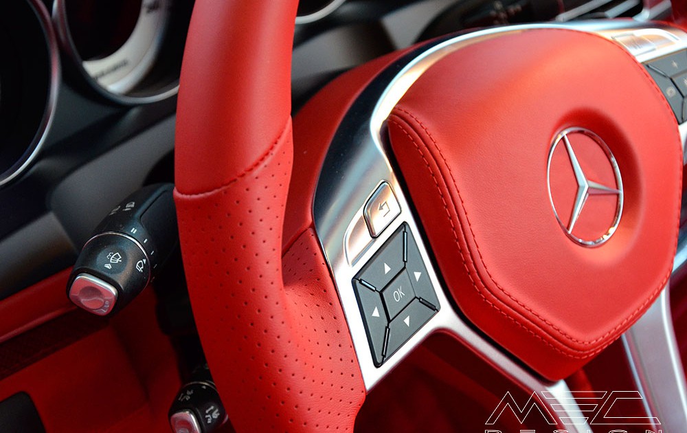 C207 A207 Mercedes Tuning AMG Interieur Carbon Leder