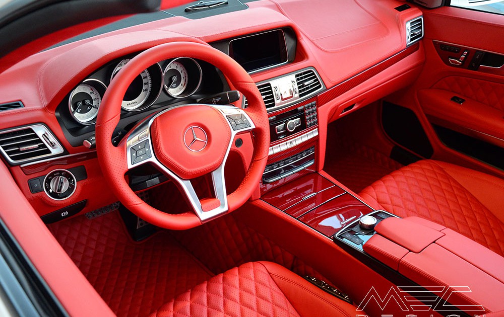 C207 A207 Mercedes Tuning AMG Interior Carbon Leather