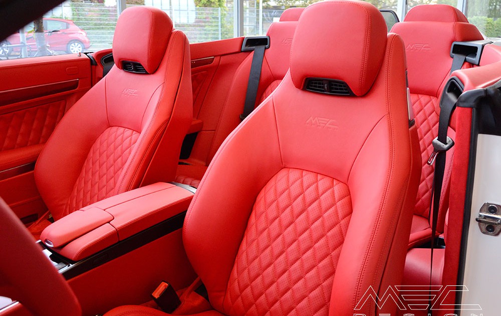 C207 A207 Mercedes Tuning AMG Interieur Carbon Leder