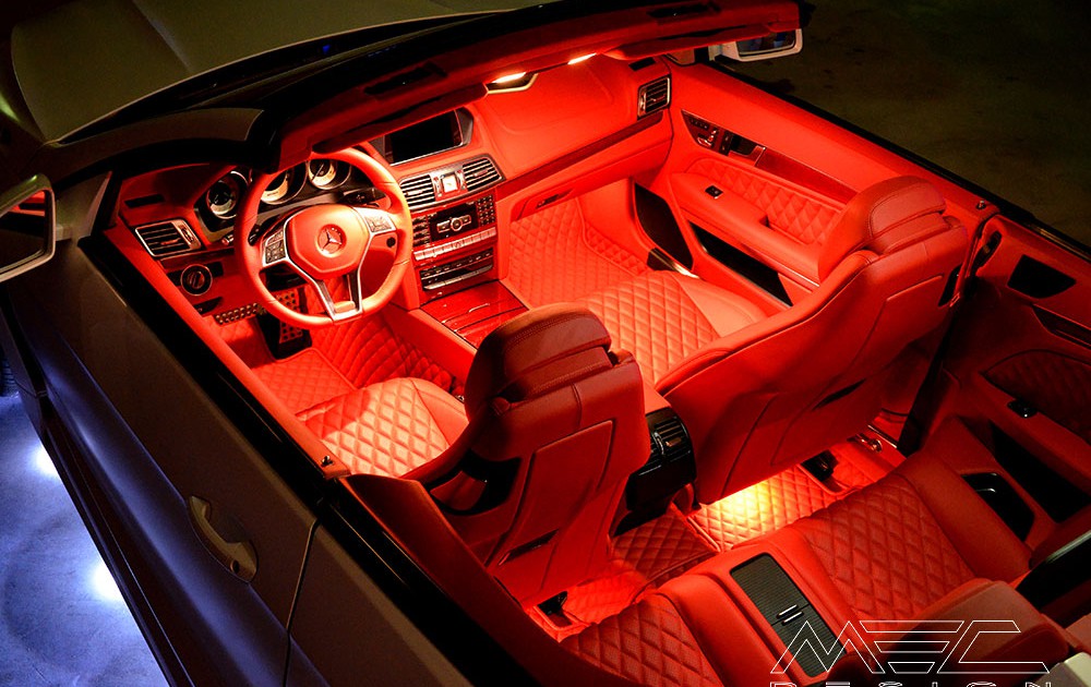 C207 A207 Mercedes Tuning AMG Interior Carbon Leather