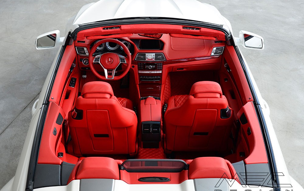 C207 A207 Mercedes Tuning AMG Interieur Carbon Leder