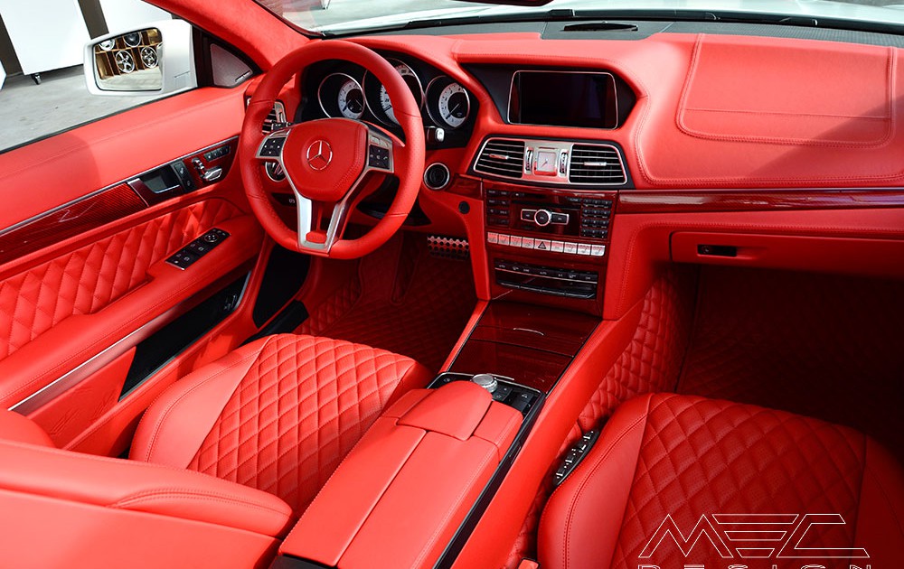 C207 A207 Mercedes Tuning AMG Interior Carbon Leather