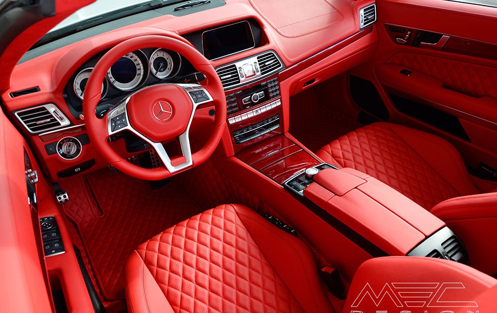 C207 A207 Mercedes Tuning AMG Interior Carbon Leather