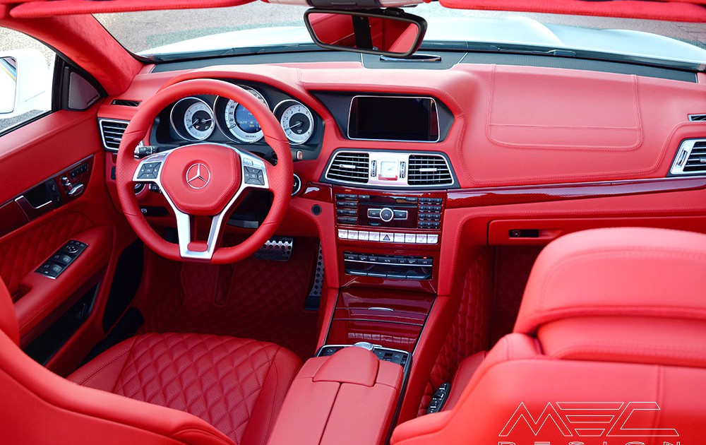 C207 A207 Mercedes Tuning AMG Interior Carbon Leather