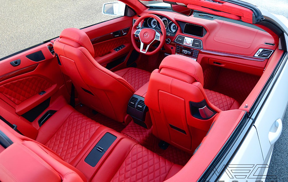 C207 A207 Mercedes Tuning AMG Interior Carbon Leather