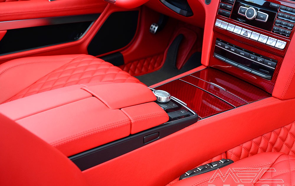 C207 A207 Mercedes Tuning AMG Interior Carbon Leather