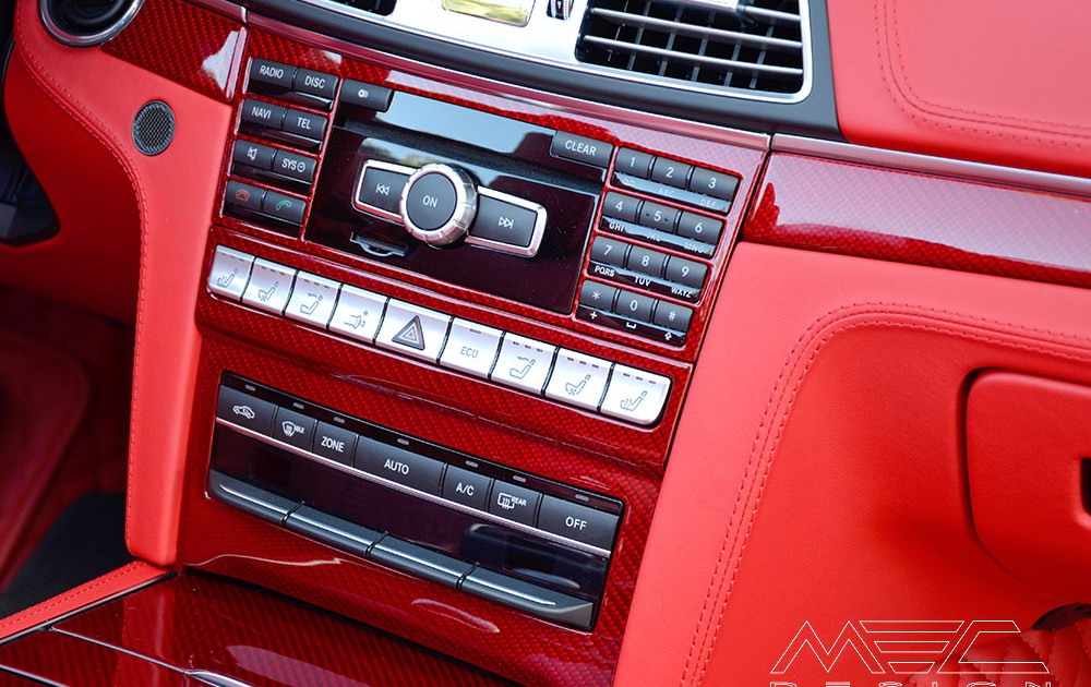 C207 A207 Mercedes Tuning AMG Interior Carbon Leather