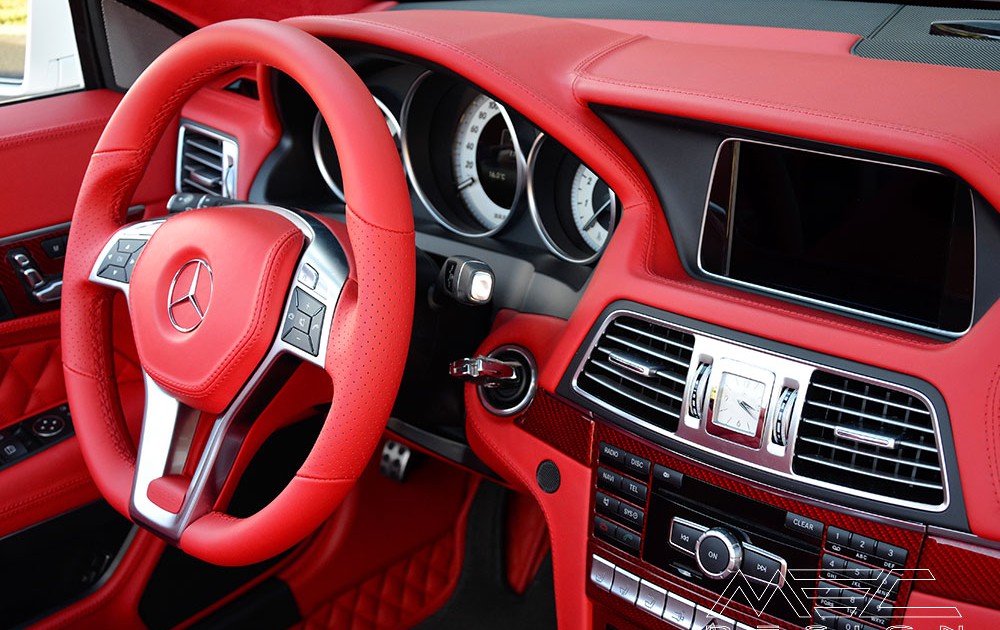 C207 A207 Mercedes Tuning AMG Interior Carbon Leather