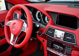 C207 A207 Mercedes Tuning AMG Interior Carbon Leather