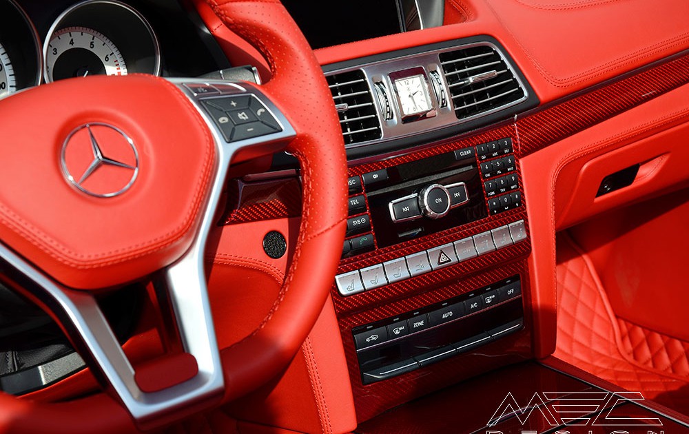 C207 A207 Mercedes Tuning AMG Interior Carbon Leather