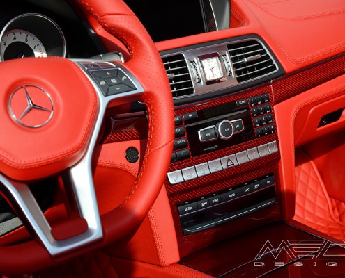 C207 A207 Mercedes Tuning AMG Interior Carbon Leather