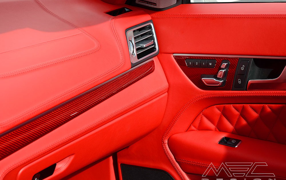 C207 A207 Mercedes Tuning AMG Interieur Carbon Leder
