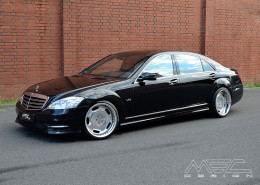 W221 V221 S-Klasse Mercedes Tuning AMG Bodykit Felgen Auspuff Spurverbreiterung Carbon