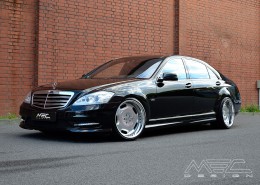 W221 V221 S-Klasse Mercedes Tuning AMG Bodykit Felgen Auspuff Spurverbreiterung Carbon