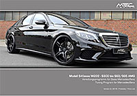 W222 V222 X222 Maybach S-Klasse Mercedes Tuning AMG Bodykit Felgen Auspuff Spurverbreiterung Carbon