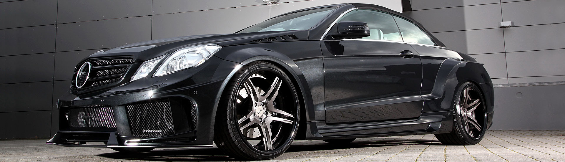 C207 A207 Mercedes Tuning AMG Bodykit Felgen Auspuff Spurverbreiterung Carbon