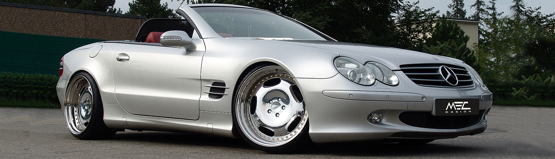 R230 SL Roadster Mercedes Tuning AMG Bodykit Wheels Exhaust Spacer Carbon