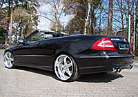 W209 A209 CLK Mercedes Tuning AMG Bodykit Wheels Exhaust Spacer Carbon