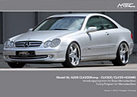 W209 A209 CLK Mercedes Tuning AMG Bodykit Felgen Auspuff Spurverbreiterung Carbon