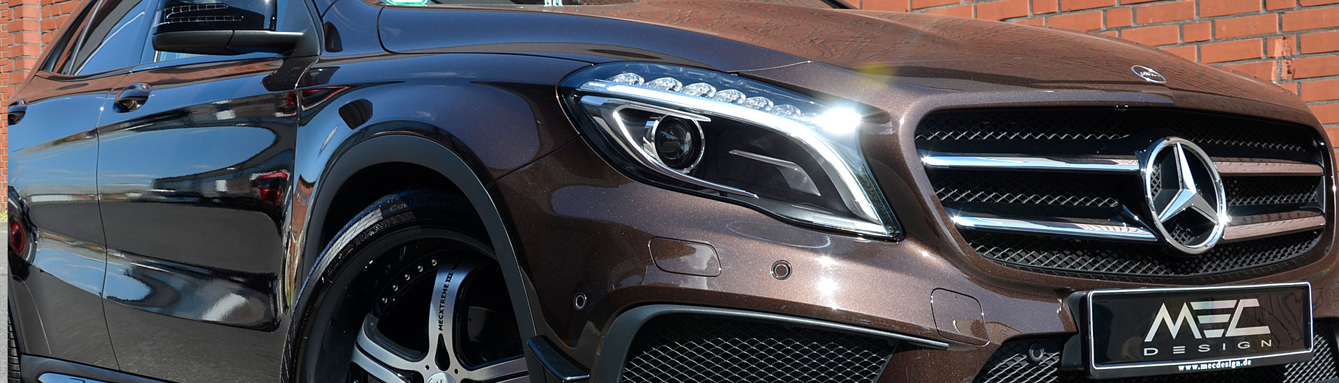 X156 GLA Mercedes Tuning AMG Bodykit Wheels Exhaust Spacer Carbon