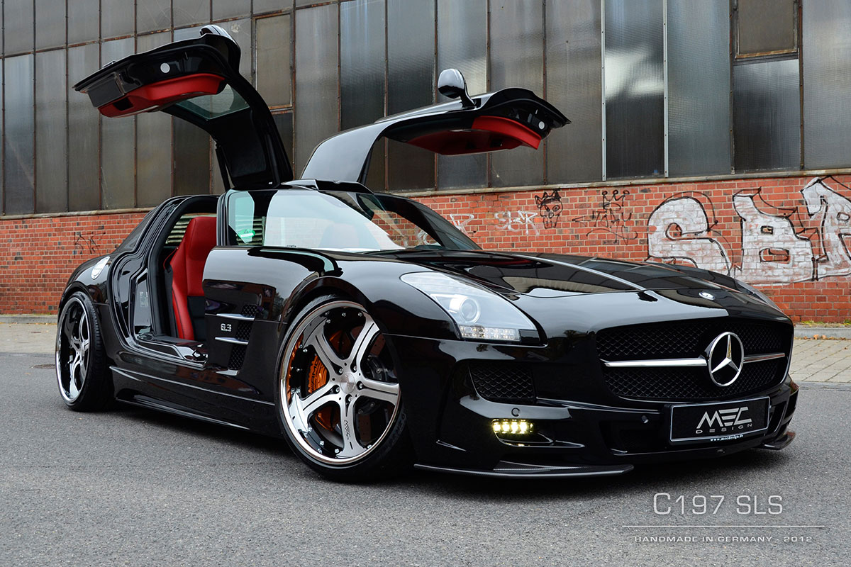 SLS R197 Mercedes Tuning AMG Bodykit Wheels Exhaust Spacer Carbon